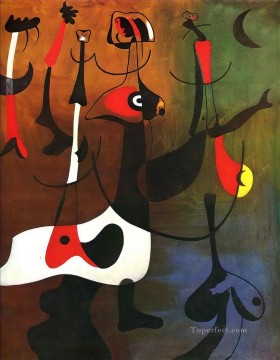Personajes Rítmicos Joan Miró Pinturas al óleo